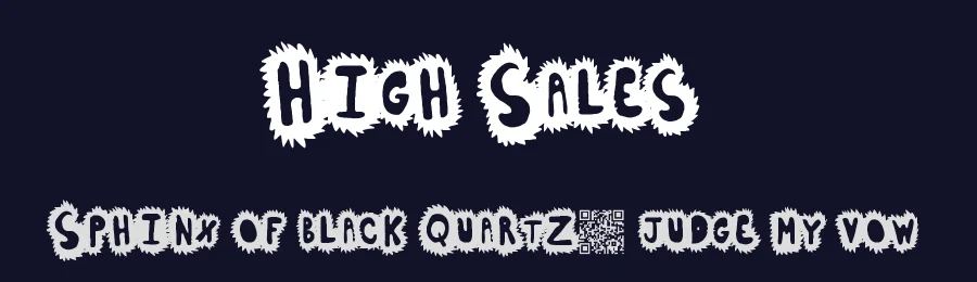 High Sales by Xerographer Fonts — Decorative Font — thumbnail 2