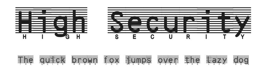 High Security by John Tetreault — Display Font