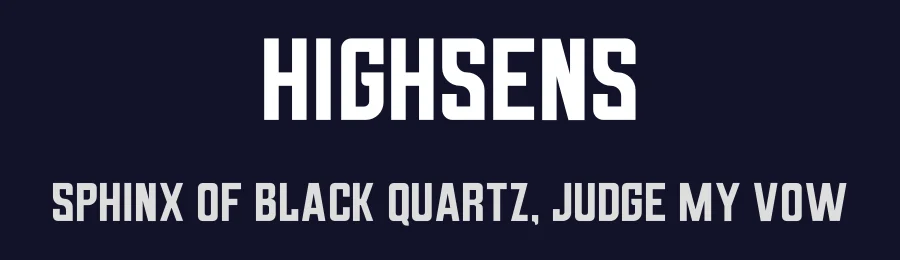 Highsens by ochadoankk — Sans Serif Font — thumbnail 2