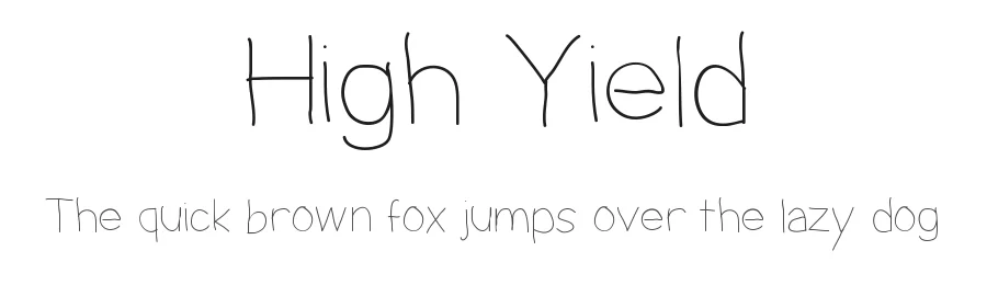 High Yield
