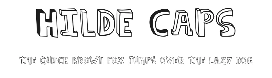 Hilde Caps by JOEBOB graphics — Decorative Font