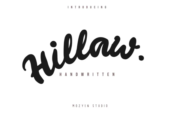 Hillaw Font by Mozyen Studio — Script Handwritten Font