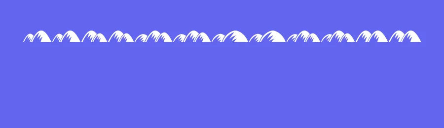 Hills by Vladimir Nikolic — Dingbats Font — thumbnail 3