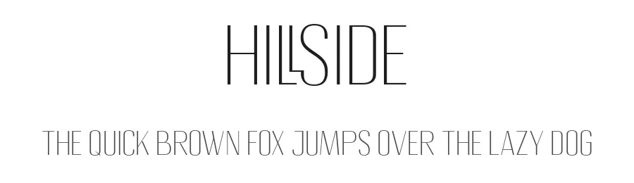 Hillside by Namara Creative — Sans Serif Font