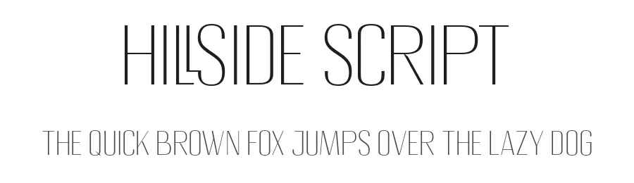 Hillside Script
