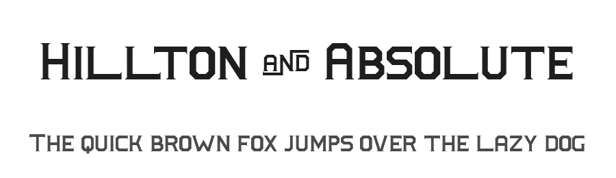 Hillton and Absolute