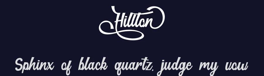 Hillton by Skiiller Studio — Script Handwritten Font — thumbnail 2