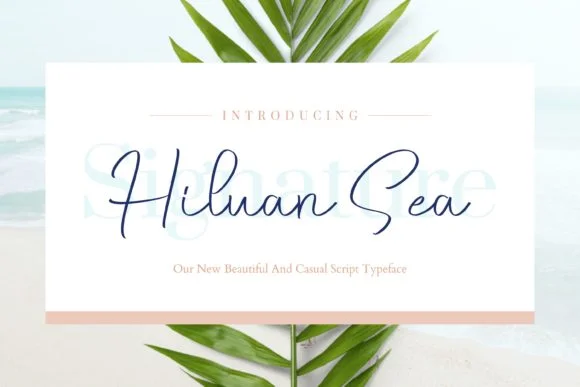 Hiluan Sea Font by Fype Co. — Script Handwritten Font
