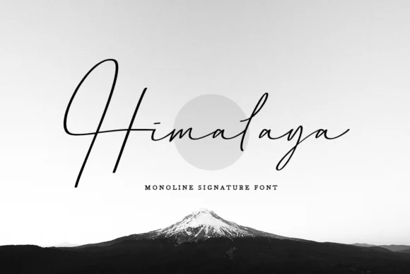 Himalaya Font by Moove Studio by Moove Studio — Script Handwritten Font