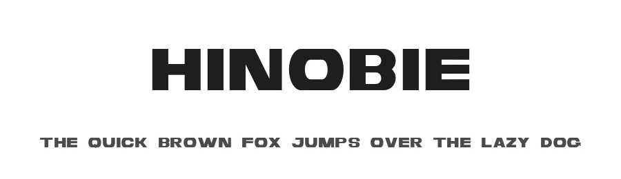 Hinobie by Rahma Tillah β Sans Serif Font