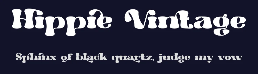 Hippie Vintage by PutraCetol Studio — Decorative Font — thumbnail 2