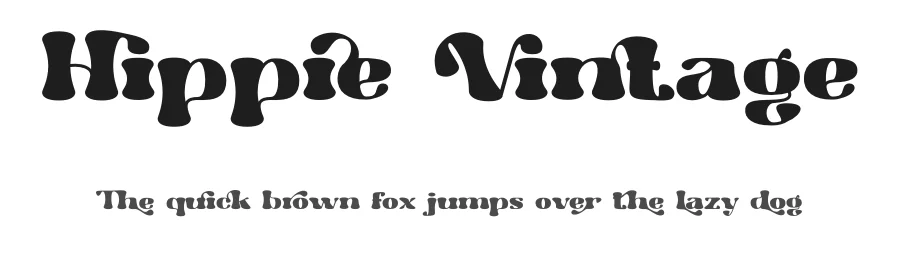 Hippie Vintage by PutraCetol Studio — Decorative Font