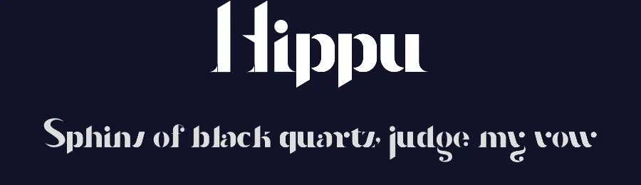 Hippu by Delipensil — Sans Serif Font — thumbnail 2