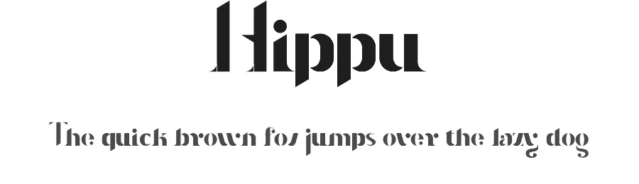 Hippu by Delipensil — Sans Serif Font