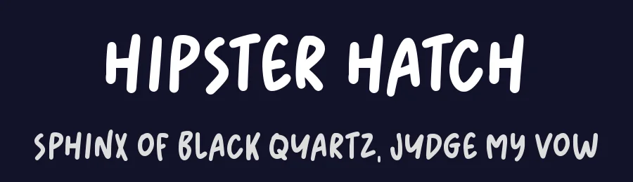 Hipster Hatch by DumadiStyle — Decorative Font — thumbnail 2