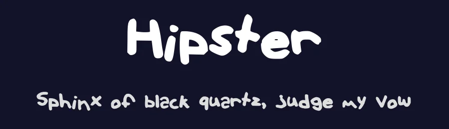 Hipster by Georgia D — Script Handwritten Font — thumbnail 2