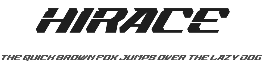 Hirace by Din Studio — Display Font