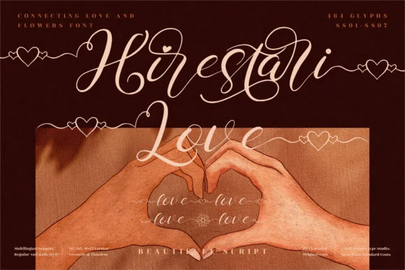 Hirestari Love Font by Perspectype — Script Handwritten Font
