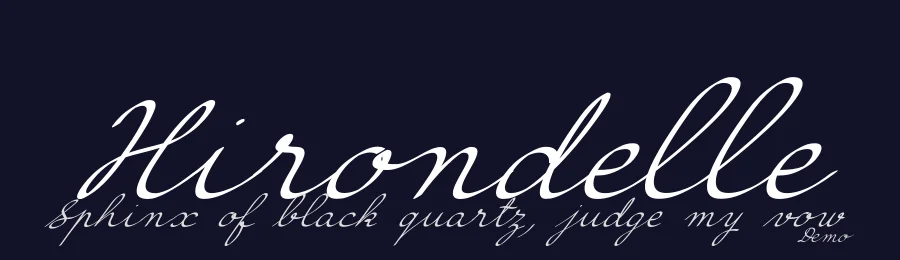 Hirondelle by JBFoundry — Script Handwritten Font — thumbnail 2