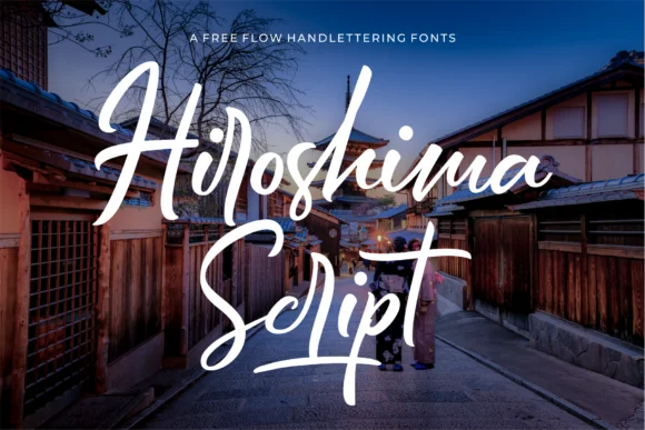 Hiroshima Script Font by 50Fox โ Script Handwritten Font