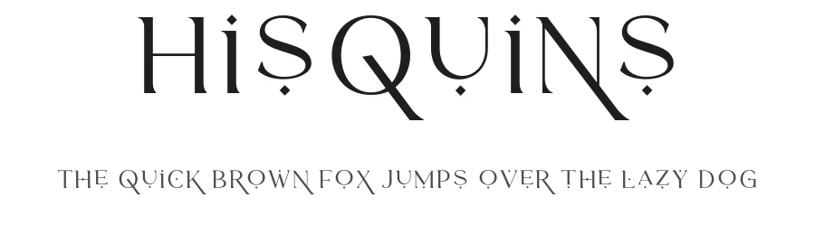 Hisquins by Saridezra — Serif Font