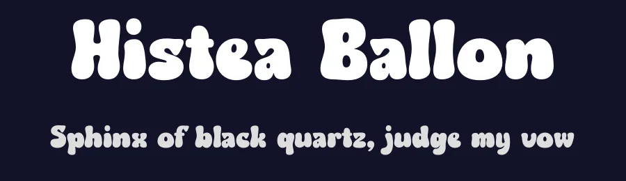 Histea Ballon by Letterena Studios — Decorative Font — thumbnail 2
