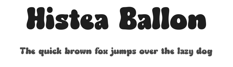 Histea Ballon by Letterena Studios — Decorative Font