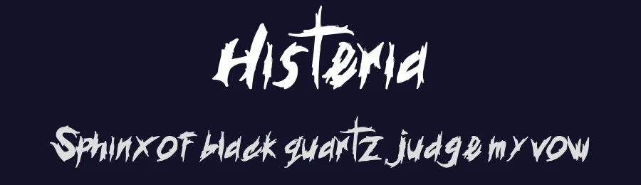 Histeria by Arendx Studio — Decorative Font — thumbnail 2