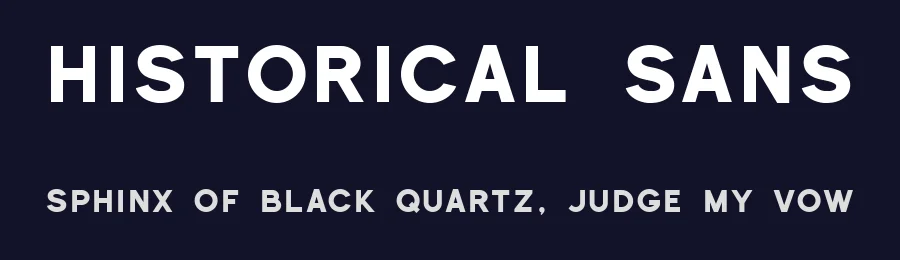 Historical Sans by Runsell Studio — Sans Serif Font — thumbnail 2