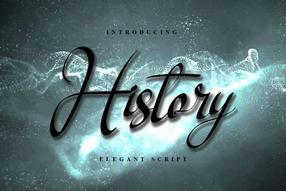 History Font by Slenting Art by Slenting Art — Script Handwritten Font