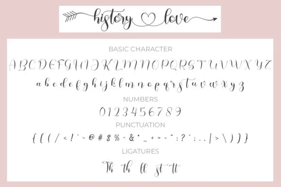 History Love Font by Struggle Studio — Script Handwritten Font — thumbnail 3
