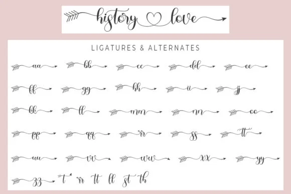 History Love Font by Struggle Studio — Script Handwritten Font — thumbnail 4