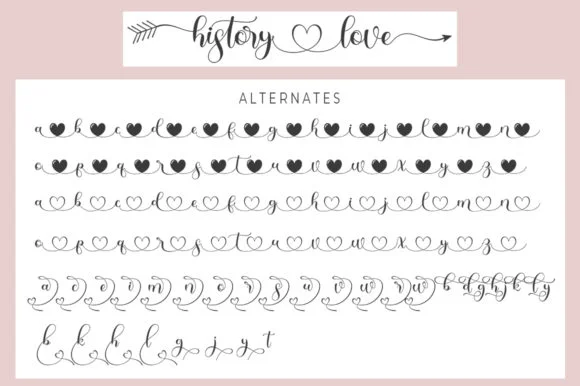 History Love Font by Struggle Studio — Script Handwritten Font — thumbnail 6