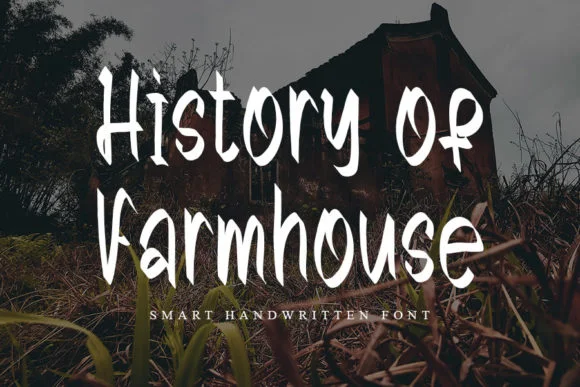 History of Farmhouse Font by FL Space — Script Handwritten Font
