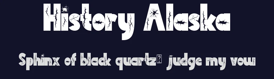 History Alaska by Yoga Letter — Decorative Font — thumbnail 2