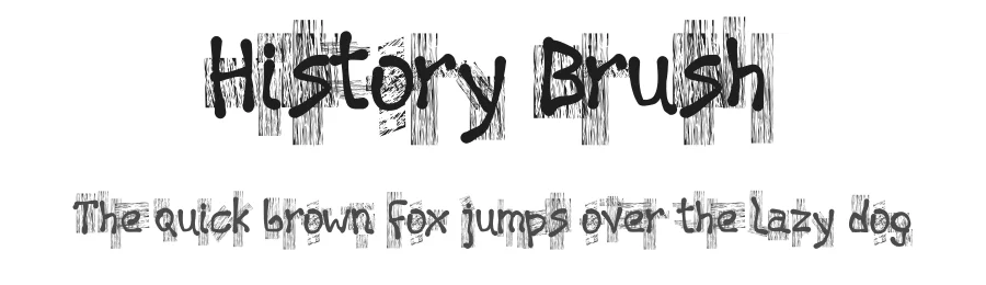 History Brush by Atrax — Decorative Font