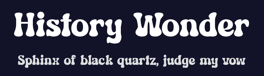 History Wonder by Timelesstype Studio — Decorative Font — thumbnail 2