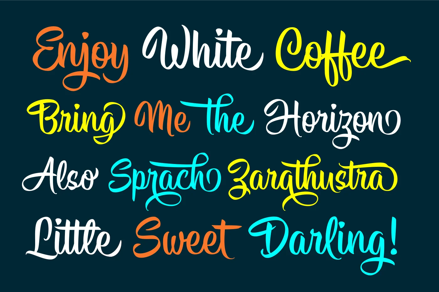 Hisyam Font by hptypework — Script Handwritten Font — thumbnail 8