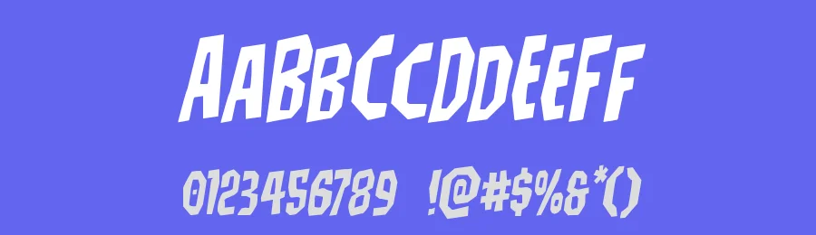 Hitchblock by Iconian Fonts — Decorative Font — thumbnail 3