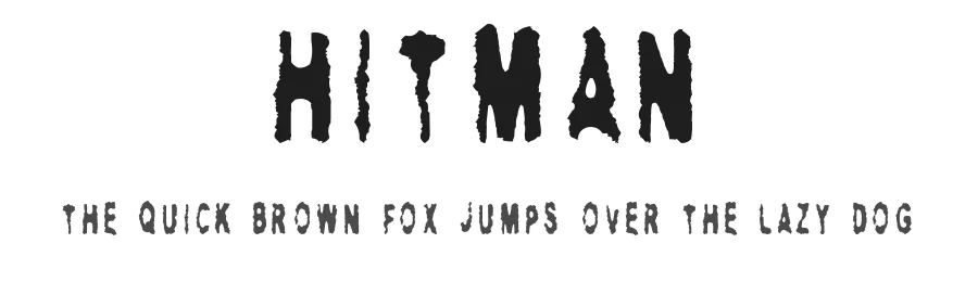 Hitman by Andreas Johansson — Decorative Font