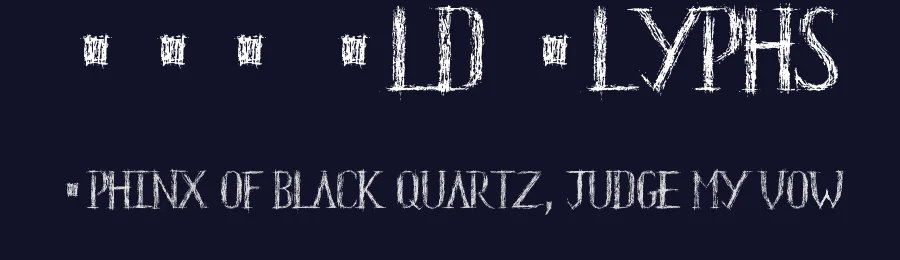 HKH Old Glyphs by Poemhaiku — Script Handwritten Font — thumbnail 2
