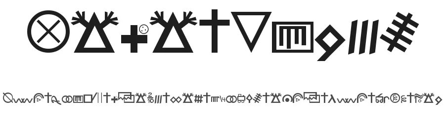 Hobo Signs by Matias Romero — Dingbats Font