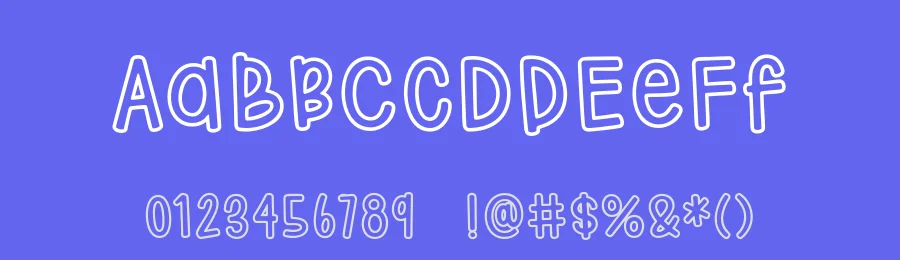 Hodgepodgery Outline by Brittney Murphy Design — Decorative Font — thumbnail 3