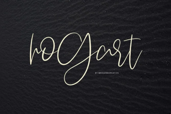 Hogart Script Font by Maulana Creative — Script Handwritten Font