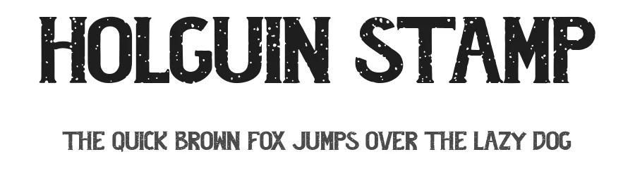Holguin Stamp by Asep Rendi — Decorative Font