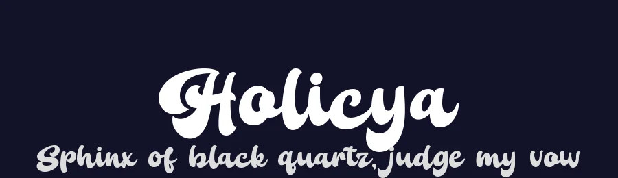 Holicya by DumadiStyle — Script Handwritten Font — thumbnail 2