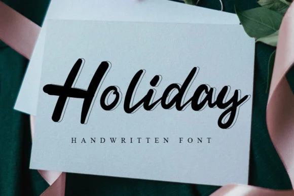 Holiday Font by FL Space by FL Space — Script Handwritten Font