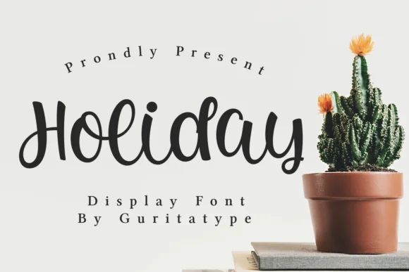 Holiday Font by Guritatype
