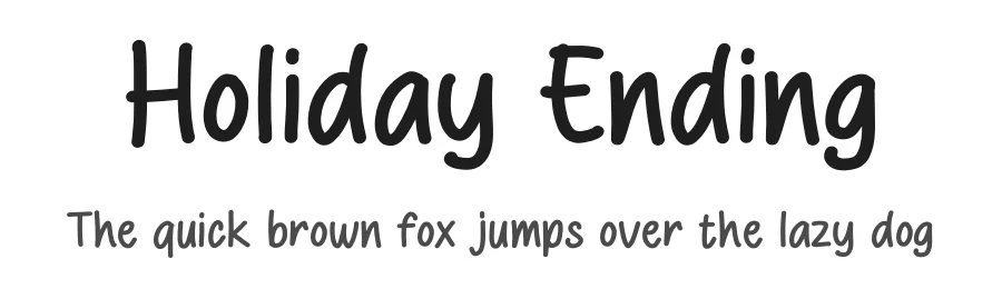 Holiday Ending