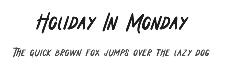 Holiday In Monday